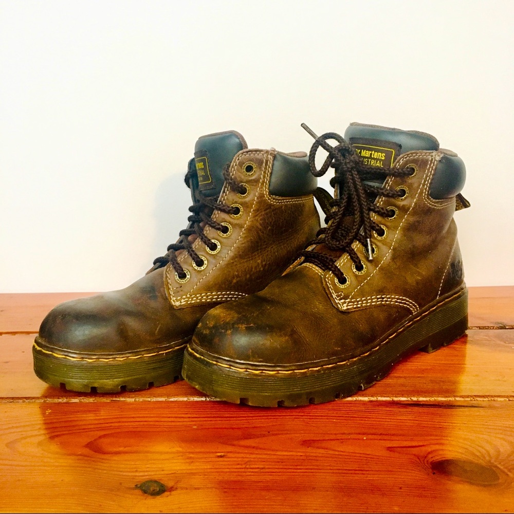 Dr Marten ‘Winch’ Steel Toe Brown Boots M7.5/W9